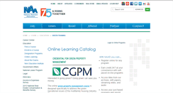 Desktop Screenshot of greentraining.naahq.org